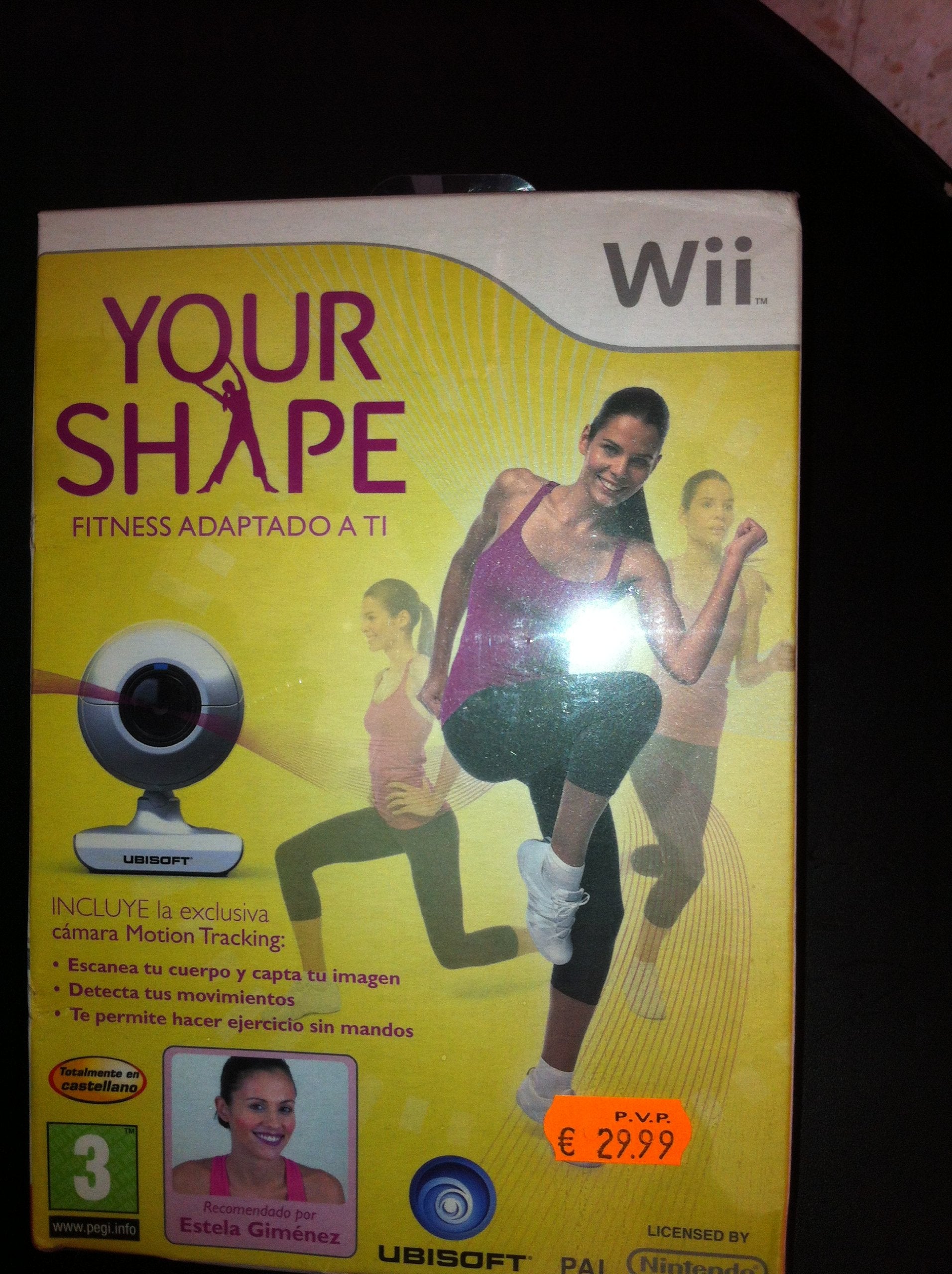 Your Shape + Camara Motion Tracking WII - PAL ESP - Nuevo Your Shape + Camara Motion Tracking WII - PAL ESP - Nuevo